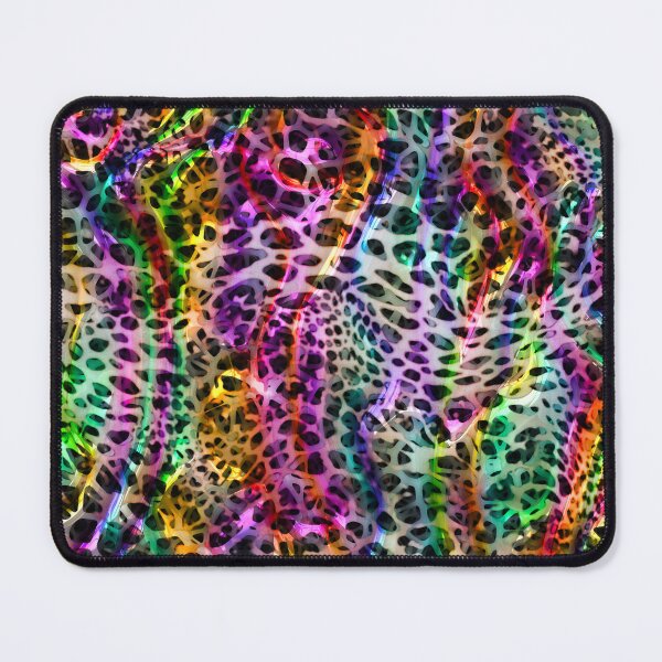 Item preview, Rainbow colors abstract bright leopard print design, Animal skin background designed and sold by oyonni design.