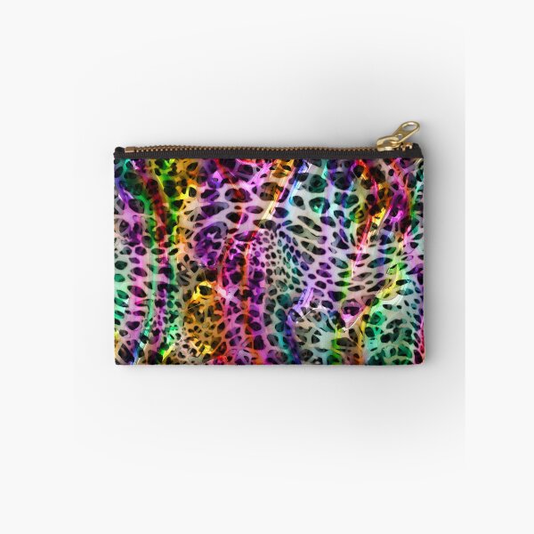 Item preview, Rainbow colors abstract bright leopard print design, Animal skin background designed and sold by oyonni design.