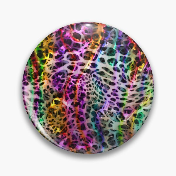 Item preview, Rainbow colors abstract bright leopard print design, Animal skin background designed and sold by oyonni design.