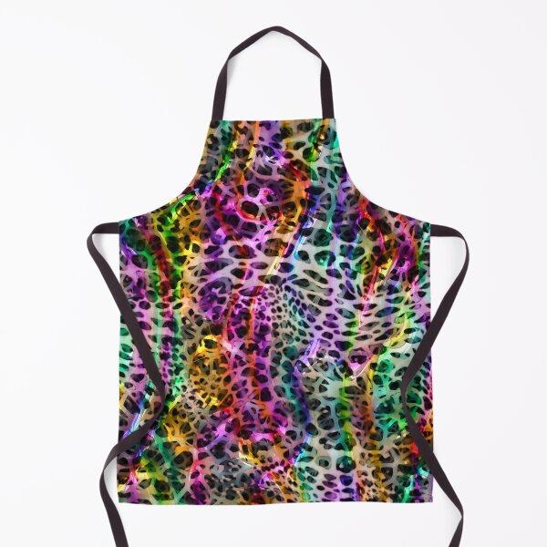 Item preview, Rainbow colors abstract bright leopard print design, Animal skin background designed and sold by oyonni design.