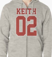 Keith Sport Jersey Zipped Hoodie