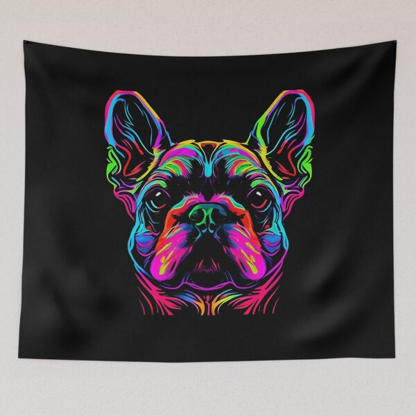 Artikelvorschau, French Bulldog Colorful Paint Splash entworfen und verkauft von rafaeltto.