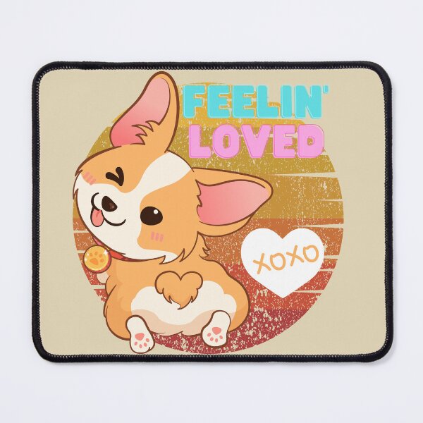 Item preview, Cute Corgi Feeling Loved designed and sold by bloodberi.