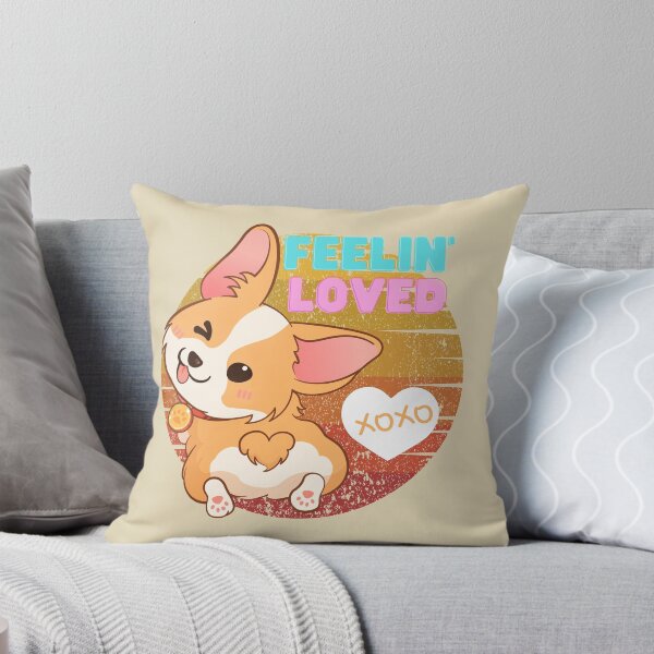 Item preview, Cute Corgi Feeling Loved designed and sold by bloodberi.