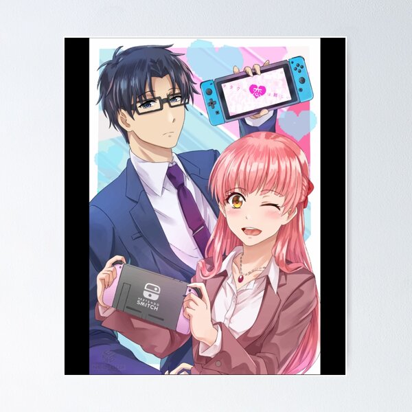 ANIME WOTAKOI  Poster for Sale by XStyleAesthetie