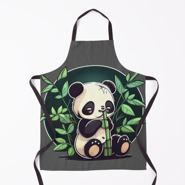 Item preview, Cute Baby Panda Bear Eating Bamboo designed and sold by The-Fox-Hole.
