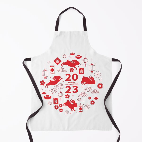Item preview, Year of the Rabbit 2023 - Chinese New Year - Red Rabbits designed and sold by AhmedBuhaisi.