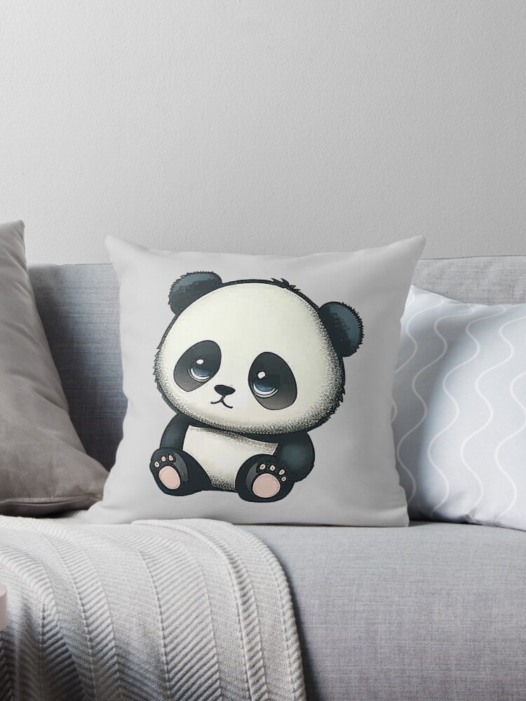 Panda bear outlet pillow