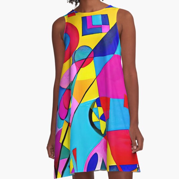 Collection abstract- style 03 - Abstract 019 A-Line Dress