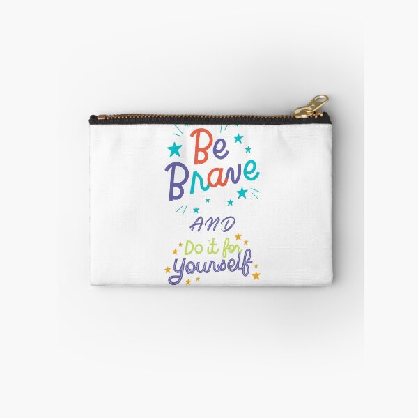 Item preview, "Bravely Do it Yourself - Inspirational Quote Design" designed and sold by Sparkline.