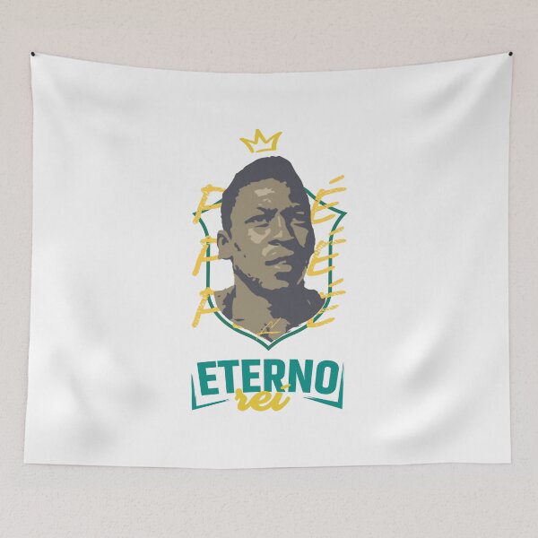Item preview, Messi and Neymar wearing a Pele t-shirt - Pelé Eterno - Pele Forever Rei designed and sold by Fan-Shop.