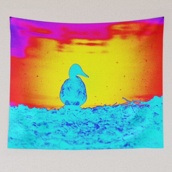 Item preview, Duck at sunset designed and sold by frankuffmann.