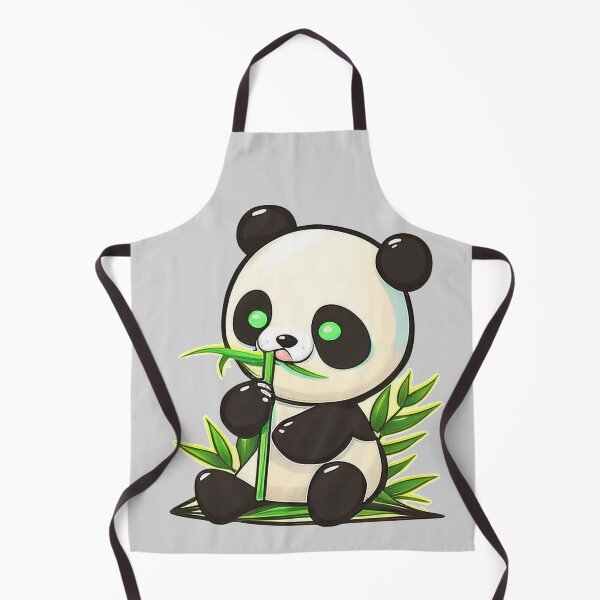Item preview, Happy Panda Bear Eating Bamboo designed and sold by The-Fox-Hole.