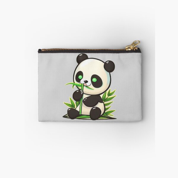 Item preview, Happy Panda Bear Eating Bamboo designed and sold by The-Fox-Hole.