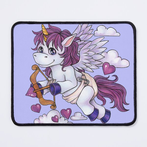 Item preview, Funny unicorn in cupid outfit gift valentine designed and sold by ZadzeneaArt.