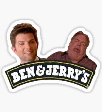 Ben and Jerry Parks and Rec. Sticker