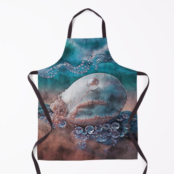 Item preview, A Seashell adorned with Pearls on the Ocean Waves designed and sold by Trendy Valley .