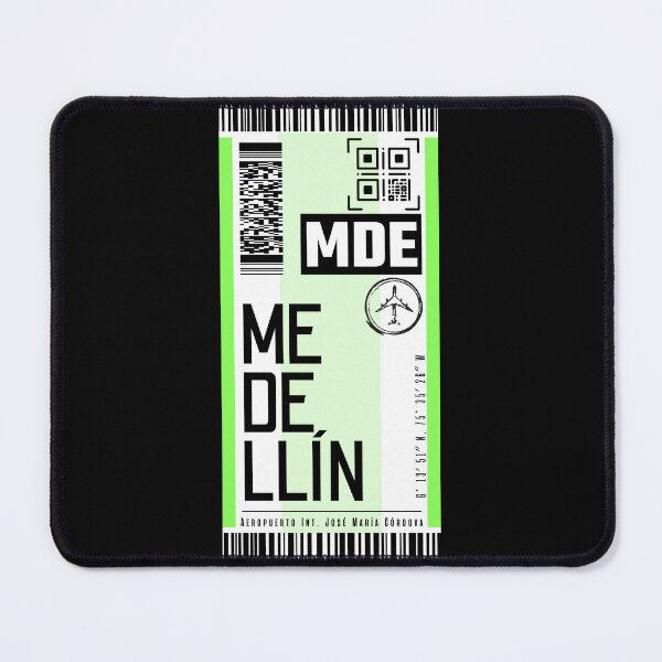 Item preview, MEDELLIN MDE classic luggage tag airport stickers designed and sold by LeddsoDello.