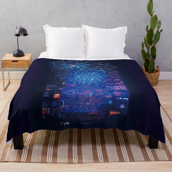 Item preview, fireworks on the city streets at night designed and sold by NAIMINI.