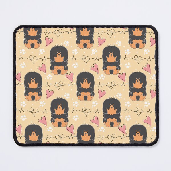 Item preview, Love Black Tan Tibetan Mastiff  designed and sold by Lulupainting.