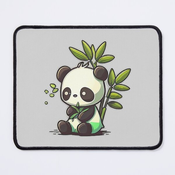Item preview, Happy Panda Bear Eating Bamboo designed and sold by The-Fox-Hole.