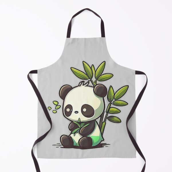 Item preview, Happy Panda Bear Eating Bamboo designed and sold by The-Fox-Hole.