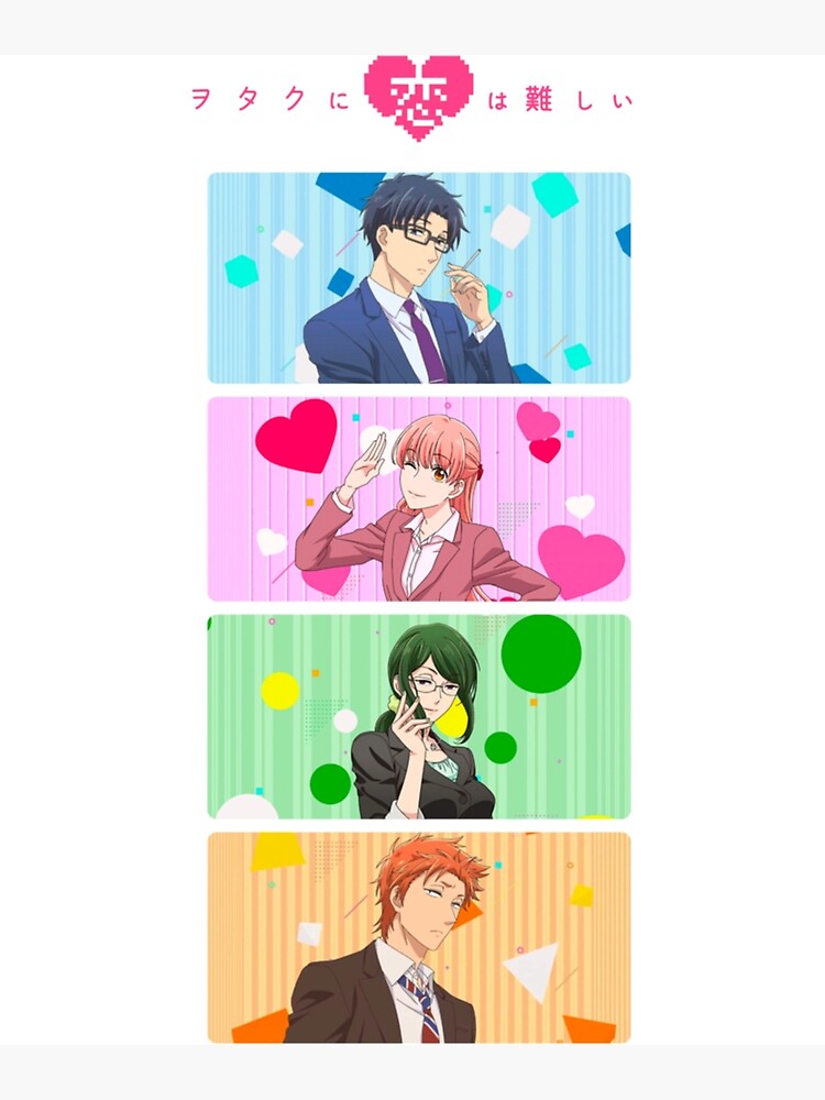 wotakoi love is hard for otaku  Poster for Sale by ThreadAlivees