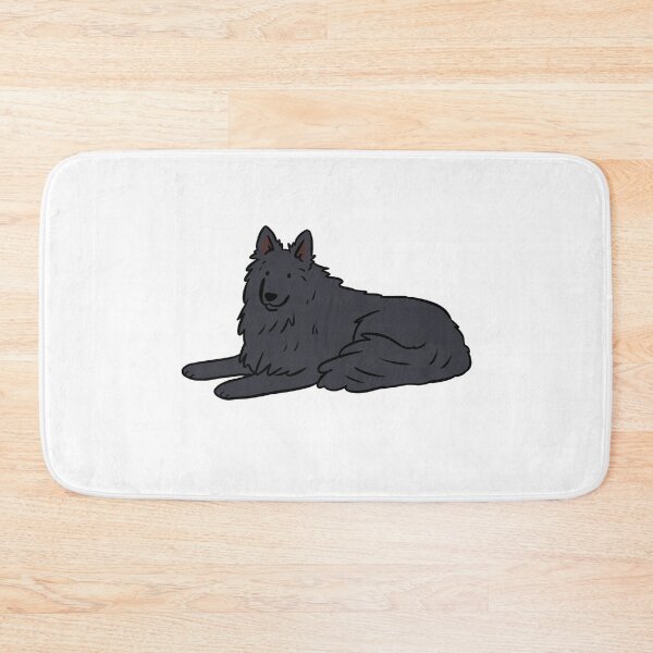 Item preview, belgian shepherd - black dog cute illustration  designed and sold by Yarafantasyart.