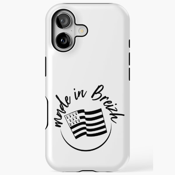 Coque Pour Iphone 12 Silicone TPU Drapeau Bretagne Breizh Breton Gwenn