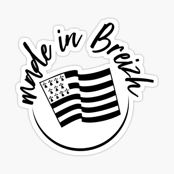 Aperçu de l'œuvre Made in Breizh -  fabriqué en Bretagne créée et vendue par rikirennes.