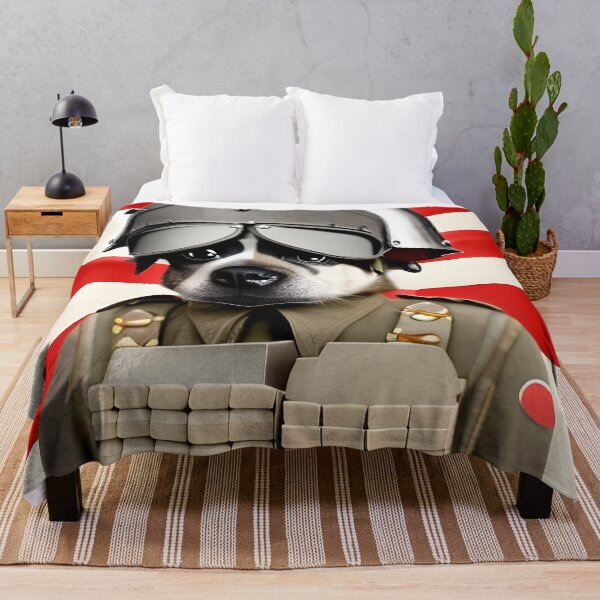 Item preview, Small dog in army combat suit - vintage style designed and sold by Dalive.