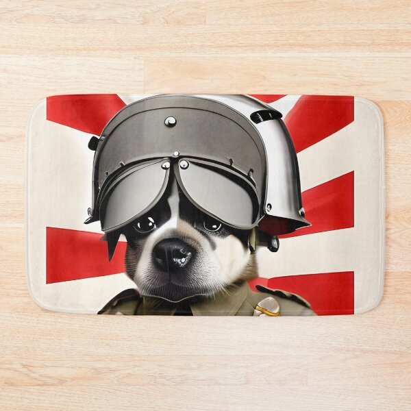 Item preview, Small dog in army combat suit - vintage style designed and sold by Dalive.