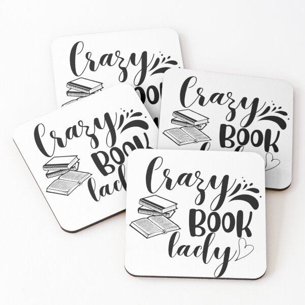 Item preview, Crazy book lady - funny book lovers designed and sold by Hoetoons.