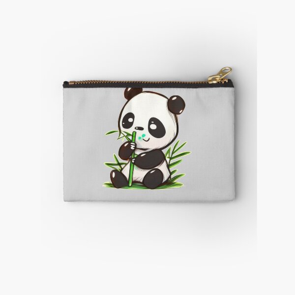 Item preview, Happy Panda Bear Eating Bamboo designed and sold by The-Fox-Hole.