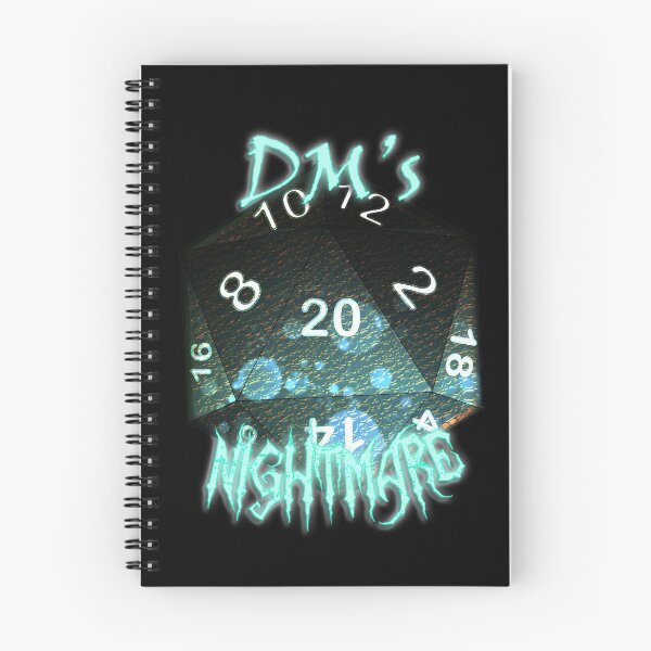 Item preview, DM's Nightmare, Blue D20 Dice designed and sold by NicholiCosplay.