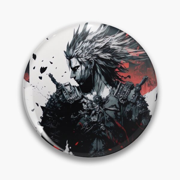 Item preview, Manga Final Fantasy Inspired Artwork Black and White designed and sold by jojolescargot.