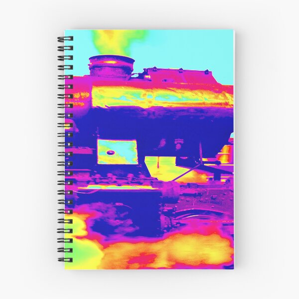 Item preview, Steam train in the rainbow designed and sold by frankuffmann.