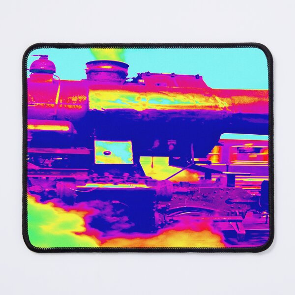 Item preview, Steam train in the rainbow designed and sold by frankuffmann.