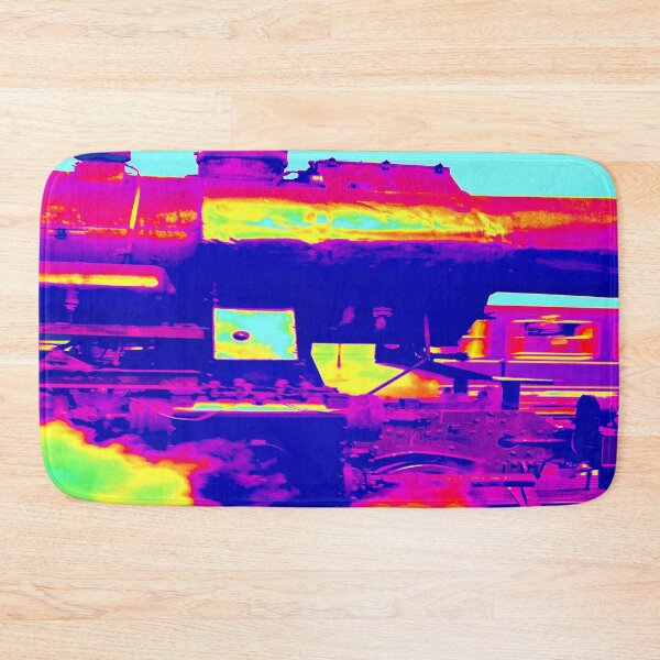 Item preview, Steam train in the rainbow designed and sold by frankuffmann.