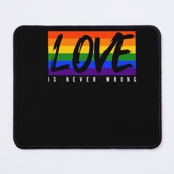 Item preview, LGBTQ Love is never wrong designed and sold by Shirt-Expert.