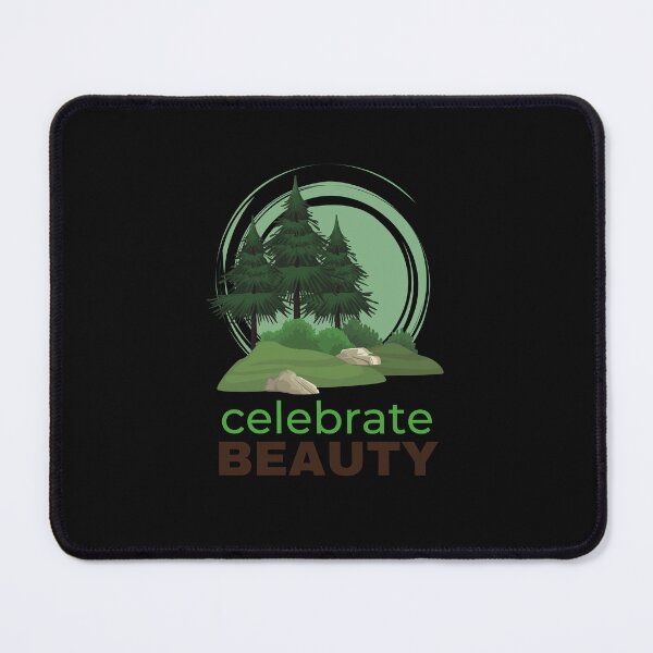 Item preview, Celebrate the Beauty of Nature, Shades of Green Mountain Pines on Rocky Hillside Design designed and sold by Lost-World-Shop.