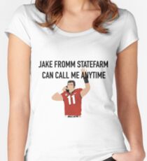 Jake Fromm StateFarm Women's Fitted Scoop T-Shirt