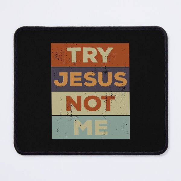 Item preview, Try Jesus Not Me Christian Believer Bible Faith Grunge designed and sold by Designer-Girl.