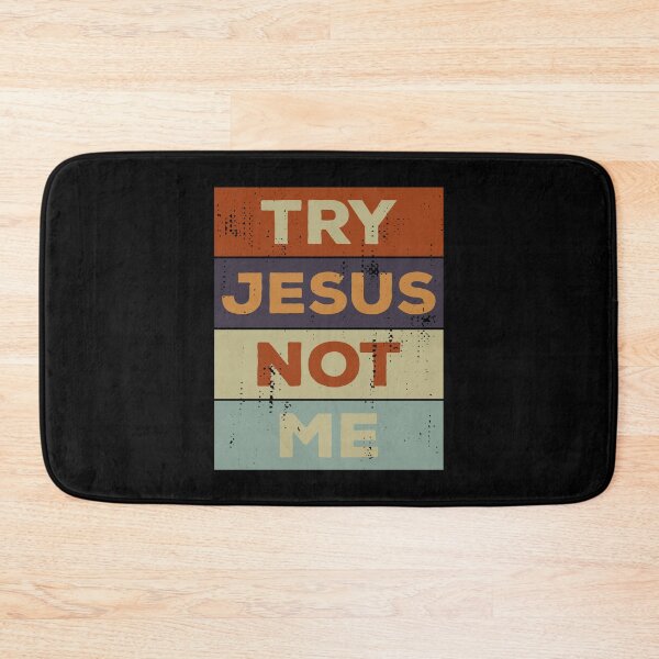 Item preview, Try Jesus Not Me Christian Believer Bible Faith Grunge designed and sold by Designer-Girl.