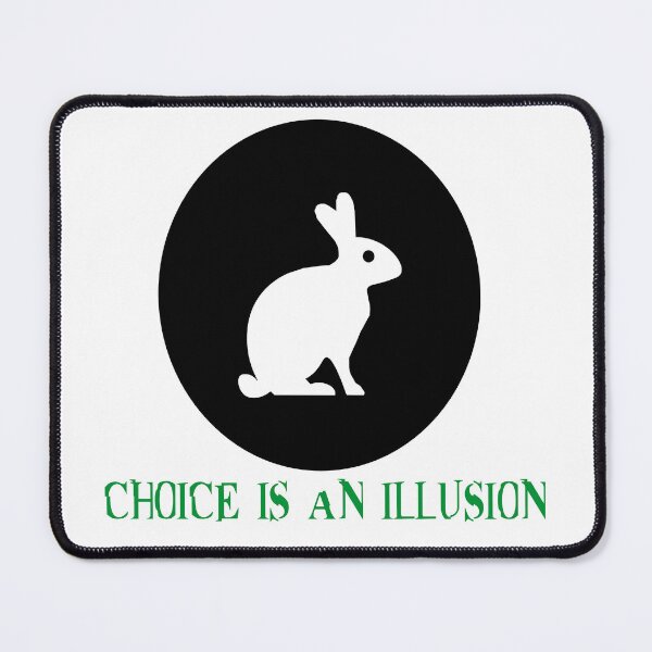 Item preview, The white rabbit Matrix - Choice is an Illusion designed and sold by yxaxcx.