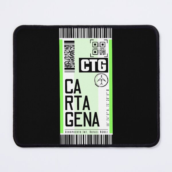 Item preview, CARTAGENA classic luggage tag flight stickers designed and sold by LeddsoDello.