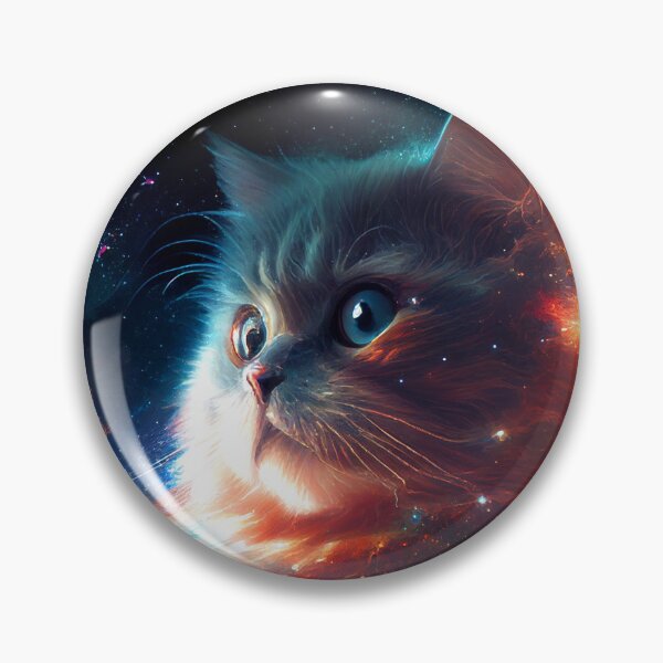 Item preview, Cosmic Cat: Colorful Feline in Space designed and sold by AntibodyDP7.