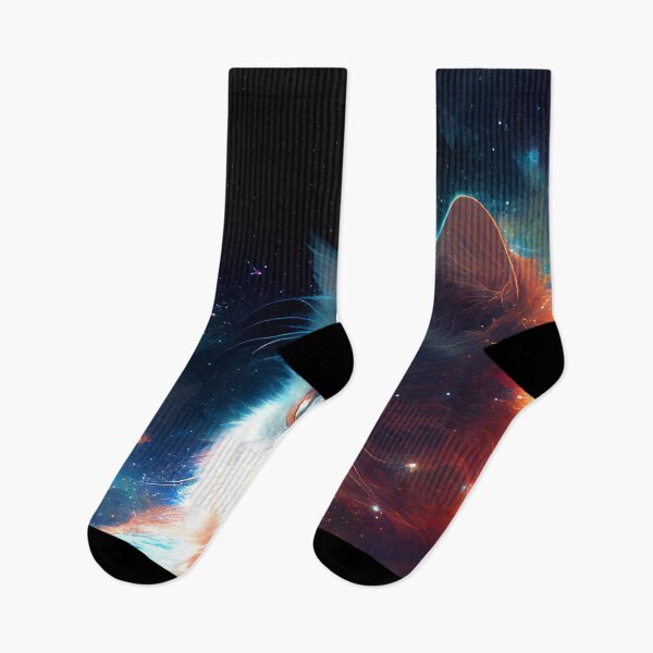 Item preview, Cosmic Cat: Colorful Feline in Space designed and sold by AntibodyDP7.