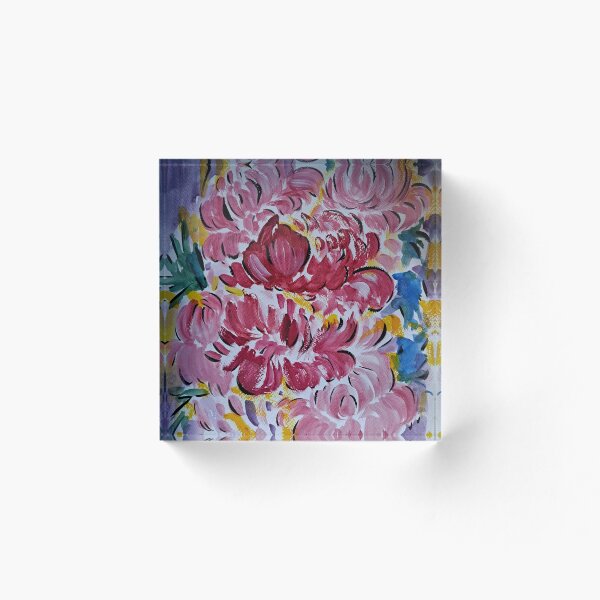 Item preview, Flores abstractas, peonías. designed and sold by Roselyn Snead.