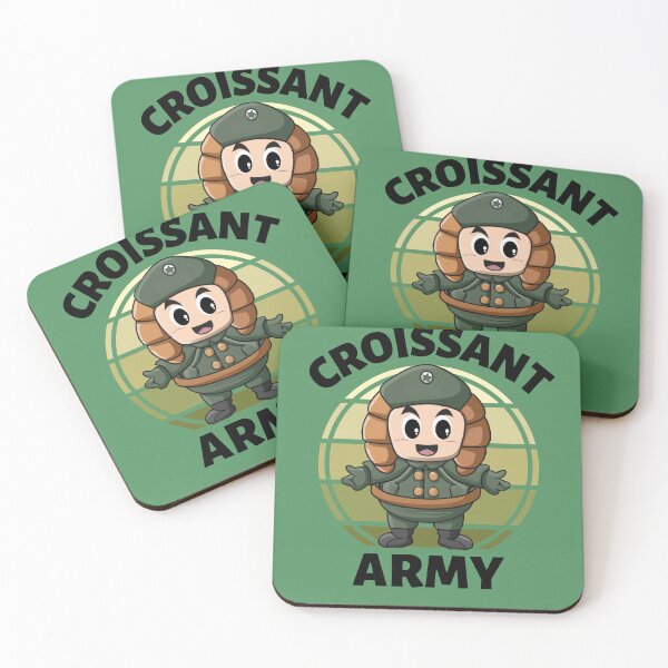 Item preview, Croissant Army Funny Social Media Comment Meme designed and sold by elvisg03.